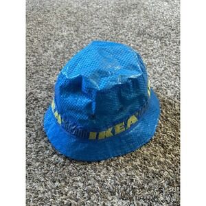 Ikea Knorva Frakta Bucket Hat Cap Adult‎ Blue Polypropylene OSFM IKEA Hat